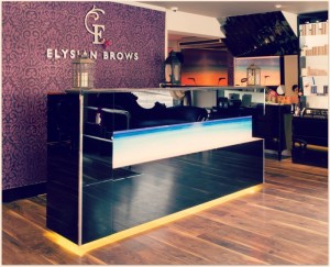 Elysian Brows & Beauty - Reception Area