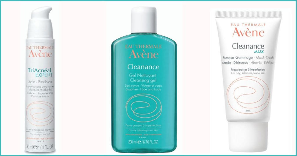 Avene EAU THERMALE Cleanance EXPERT Lotion + Cleansing Gel ~ Oily Sensitive  Acne