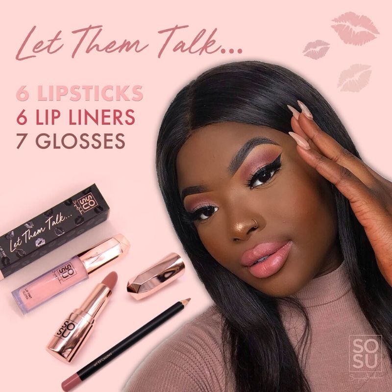 SOSUbySJ Let Them Talk...Lip Collection -