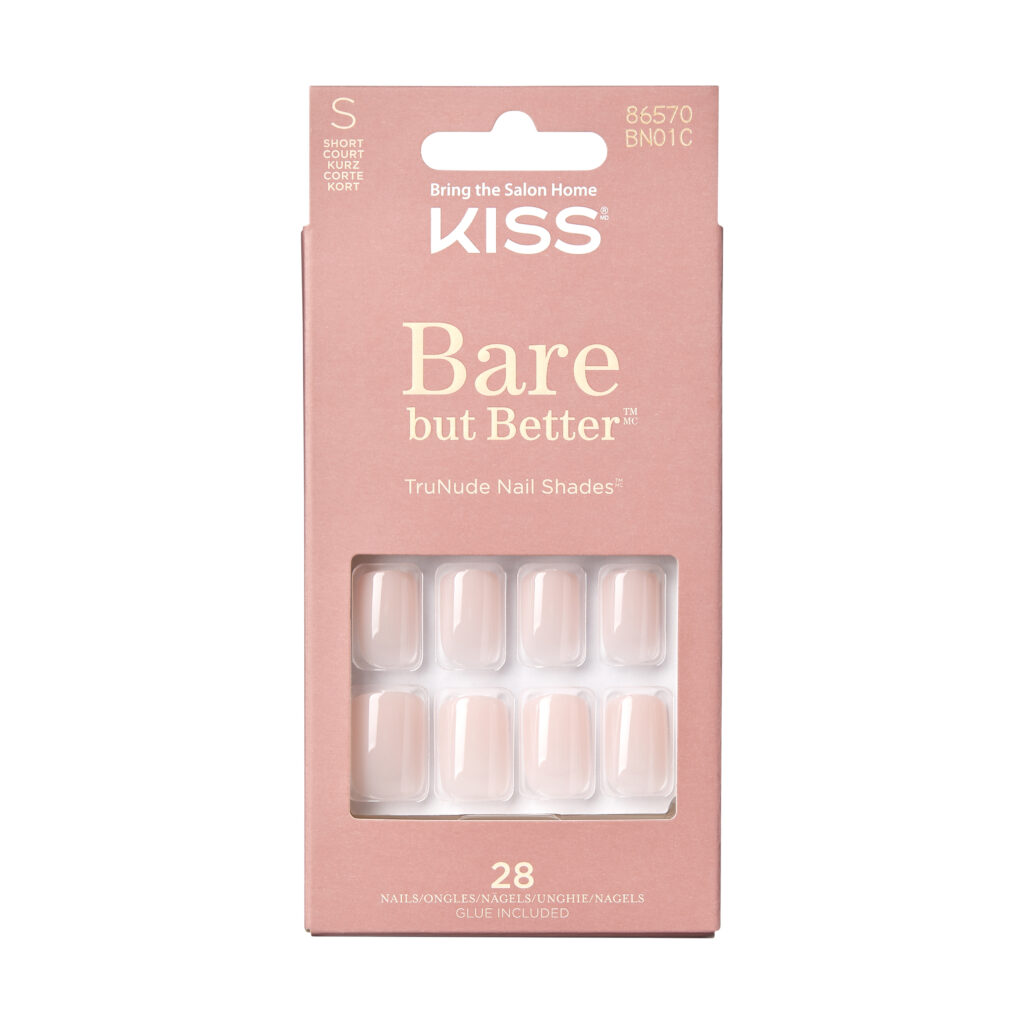 Choose to go Bare or Classy with NEW Press on Nails  from KISS.beautiful jobs