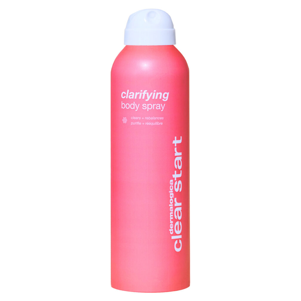 Say goodbye to body breakouts and get yourself back on track with Clear Start’s new Clarifying Body Spray.