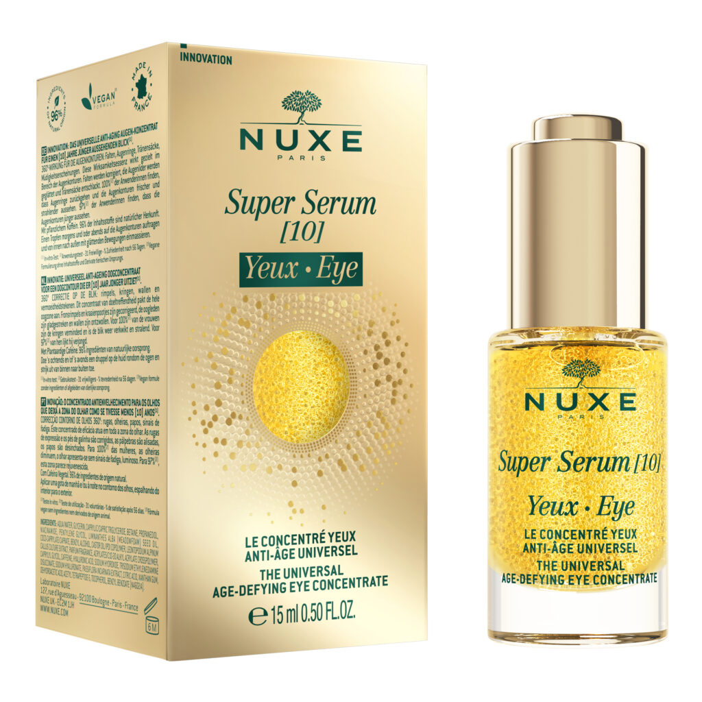 NUXE LAUNCH SUPER SERUM (10) EYE CONTOUR INNOVATION FOR THE EYE- beautiful jobs