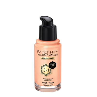 Facefinity All Day FLAWLESS 3-in-1 Vegan Foundation- beautiful jobs