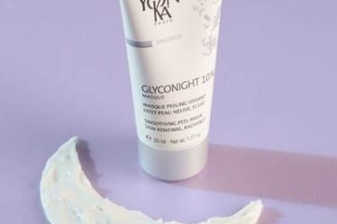GLYCONIGHT 10% MASK is a clean peel that gives the skin new life - beautifuljobs